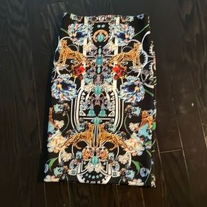 Clover canyon stretch midi skirt